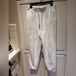 Miss Posh Teen Girls XL White Pajama Drawstring Pants has pockets